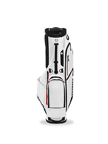 OGIO 2020 Fuse 4 Stand Bag (White, Double Strap)