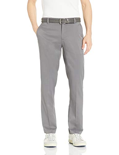 Amazon Essentials Men’s Standard Straight-Fit Stretch Golf Pant, Gray, 32W x 32L
