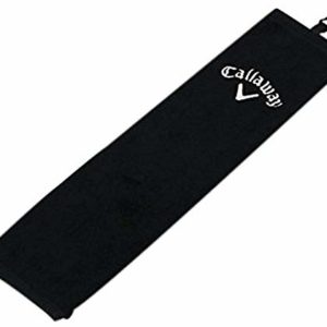 Callaway Tri Fold Towel, Black