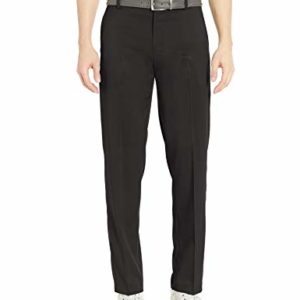 Amazon Essentials Men’s Standard Classic-Fit Stretch Golf Pant, Black, 42W x 30L