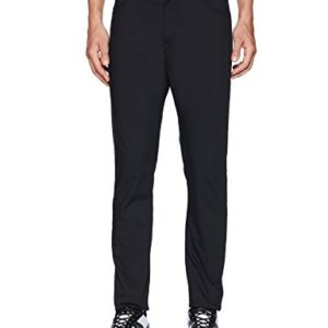 NIKE Men’s Flex Slim 5-Pocket Golf Pants, Black/Wolf Grey, Size 34/32