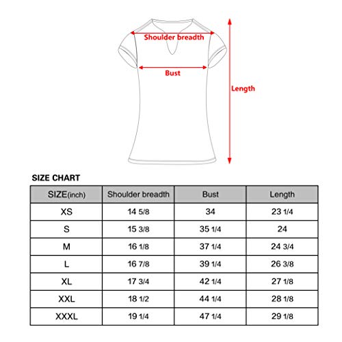 Women’s Golf Tennis Shirts Short Sleeve Polo T Shirts Tops V Neck Dry Fit Red M