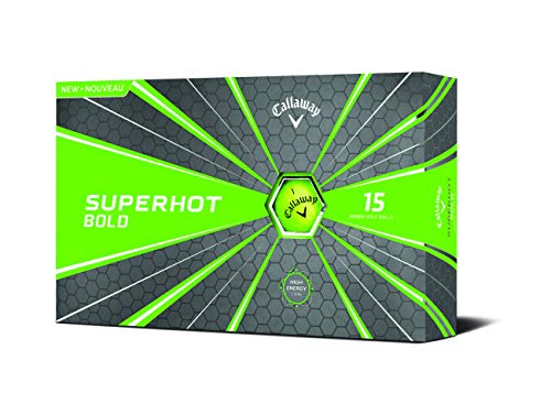 Callaway Superhot 2018 Golf Ball (15 Ball Pack, Green)