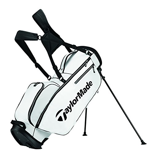 TaylorMade 2017 TM 5.0 Stand Golf Bag, White/Black