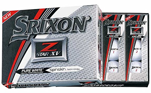 Srixon Z-Star XV 2017 Golf Balls, White (One Dozen)