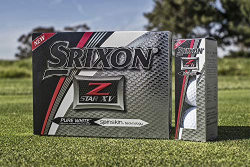 Srixon Z-Star XV 2017 Golf Balls, White (One Dozen)