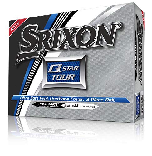 Srixon Q-Star Tour Golf Balls, White (One Dozen)