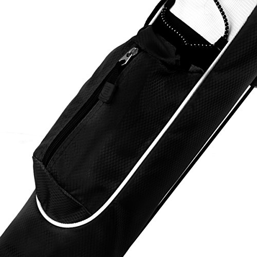 Orlimar Pitch & Putt Golf Lightweight Stand Carry Bag, Black