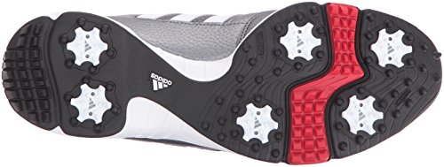 adidas Men’s Tech Response Golf Shoe, Iron Metallic/White, 10.5 M US