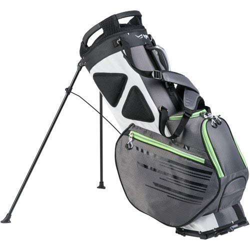 TGW Tour Deluxe 14-Way Golf Stand Bag Grey/Green
