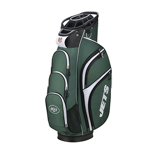 Wilson Sporting Goods 2018 NFL Golf Cart Bag, New York Jets, Green/White