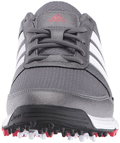 adidas Men’s Tech Response Golf Shoe, Iron Metallic/White, 10.5 M US
