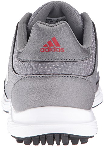 adidas Men’s Tech Response Golf Shoe, Iron Metallic/White, 12 M US