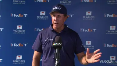 Leader Mickelson (63): 'Given myself fair chances'