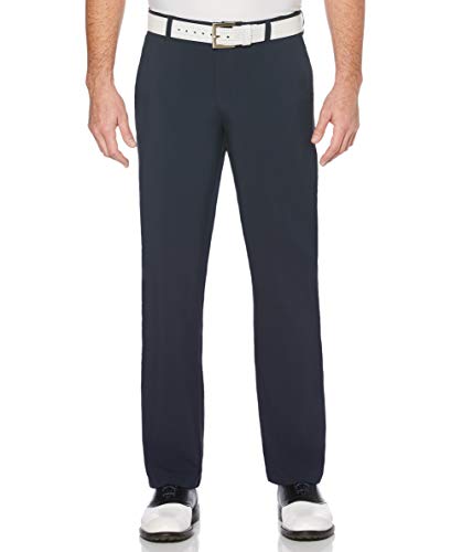 Jack Nicklaus Men’s Solid Golf Pants with Active Waistband, Classic Navy 2, 44W x 30L