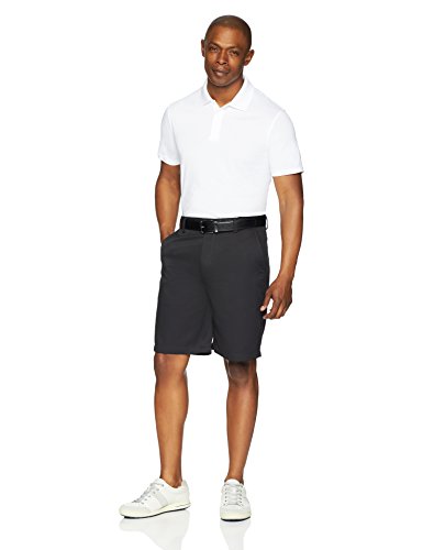 Amazon Essentials Men’s Slim-Fit Quick-Dry Golf Polo Shirt, White, Medium