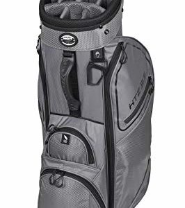 Hot-Z Golf 3.5 Cart Bag (Gray/Black (Zip Off Pocket))