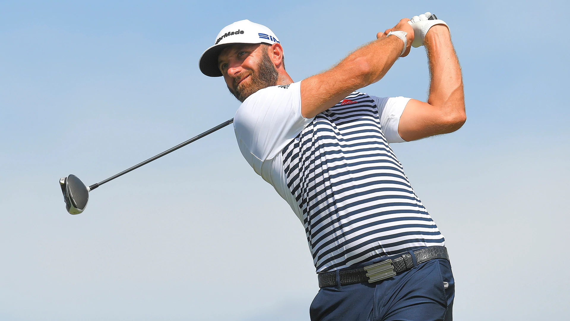 Dustin Johnson (back) withdraws after opening 78 at 3M Open