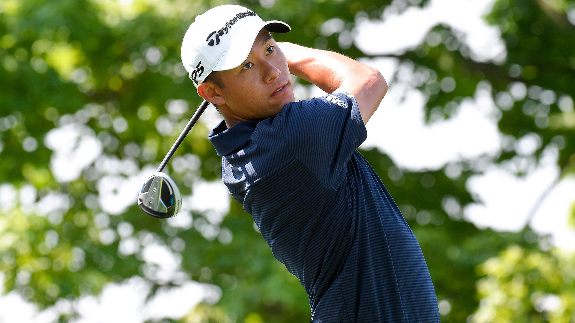 Collin Morikawa (66) extends lead as play suspended at Workday Charity Open