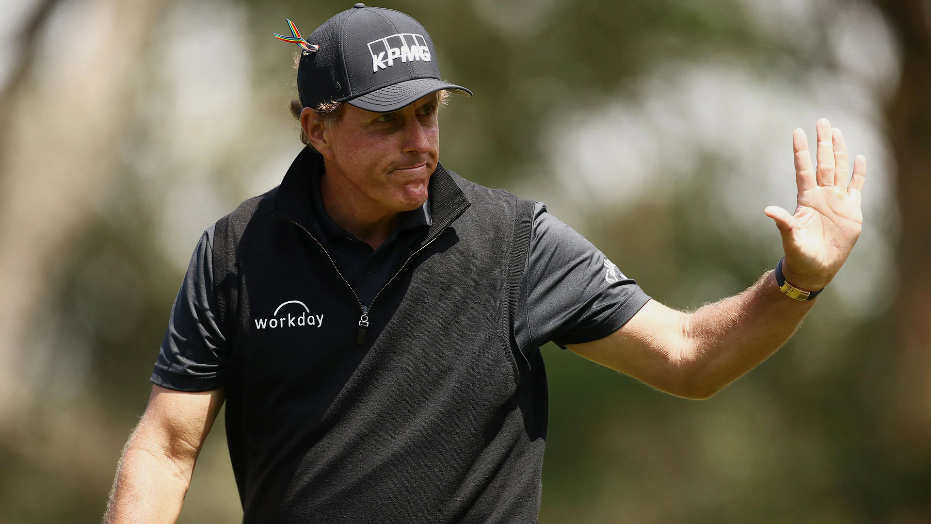 Foreshadowing Phil? Mickelson spent time with CBS in booth at PGA