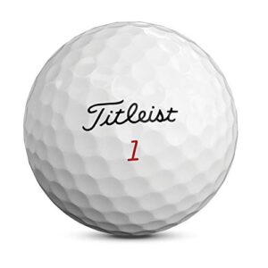 Titleist Pro V1x Golf Balls, White, Standard Play Numbers (1-4), One Dozen