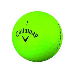 Callaway Golf Superhot Bold Matte Golf Balls Prior Generation (Green)
