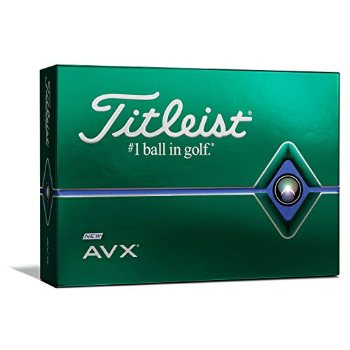 Titleist AVX Golf Balls, White, (One Dozen)