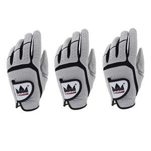 Craftsman Golf 3-Pack Golf Gloves Gray (Medium/Large)