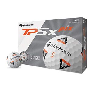 TaylorMade TP5x pix 2.0 Golf Ball, Dozen