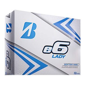 Bridgestone 2019 e6 Lady White Golf Balls (One Dozen)