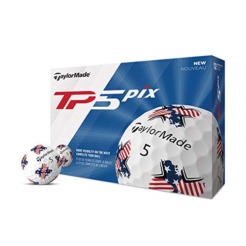 TaylorMade TP5 Pix USA Golf Balls (One Dozen) - Mrgolfstore
