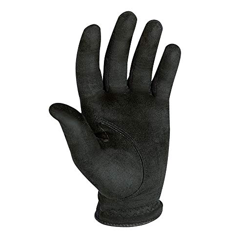 FootJoy Men’s RainGrip Pair Golf Glove Black Medium/Large, Pair
