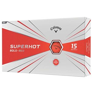 Callaway Golf 2020 SuperHot Bold Matte Golf Balls (Red)
