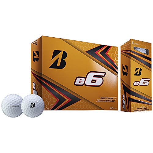 Bridgestone 2019 e6 White Golf Balls (One Dozen)