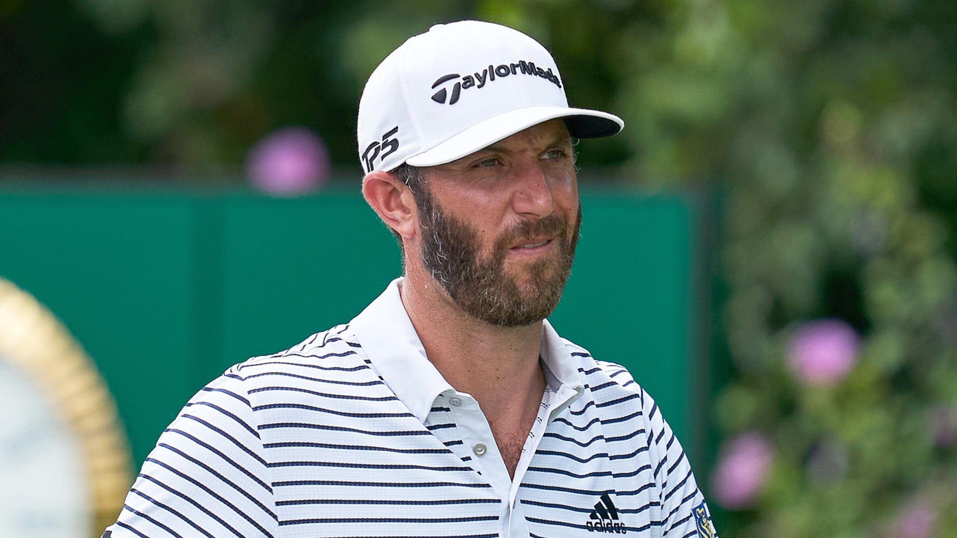 One week after lapping the field, Dustin Johnson is enjoying a stiffer test