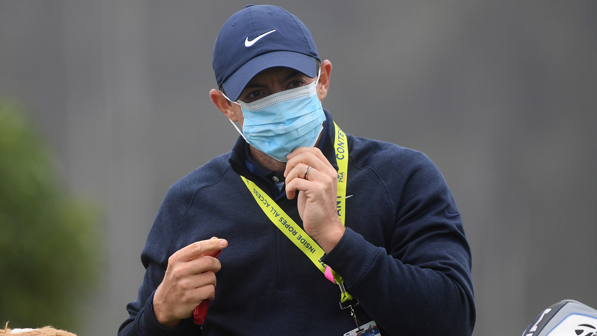 Strange times for Rory McIlroy, but he has signed some autographs