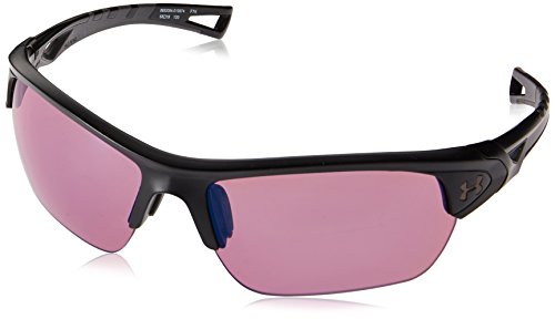 Under Armour Octane Wrap Sunglasses, Satin Black/UA Tuned Golf, M/L