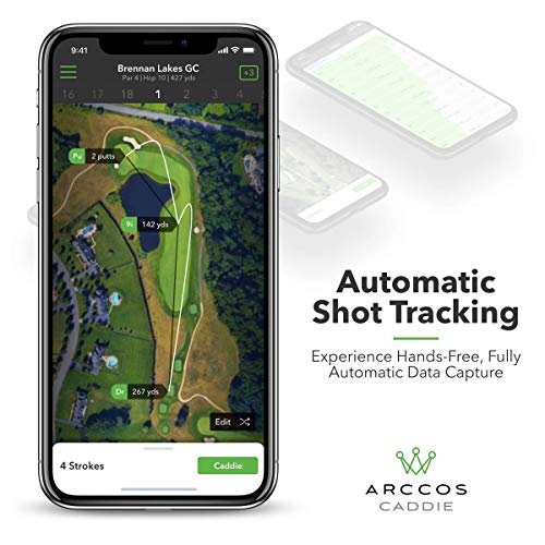 Arccos Caddie Smart Sensors Featuring Golf’s First-Ever A.I. Powered GPS Rangefinder (3rd Generation)