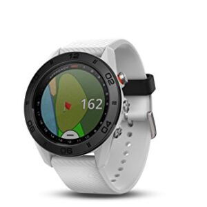 Garmin Approach S60, Premium GPS Golf Watch with Touchscreen Display and Full Color CourseView Mapping, White