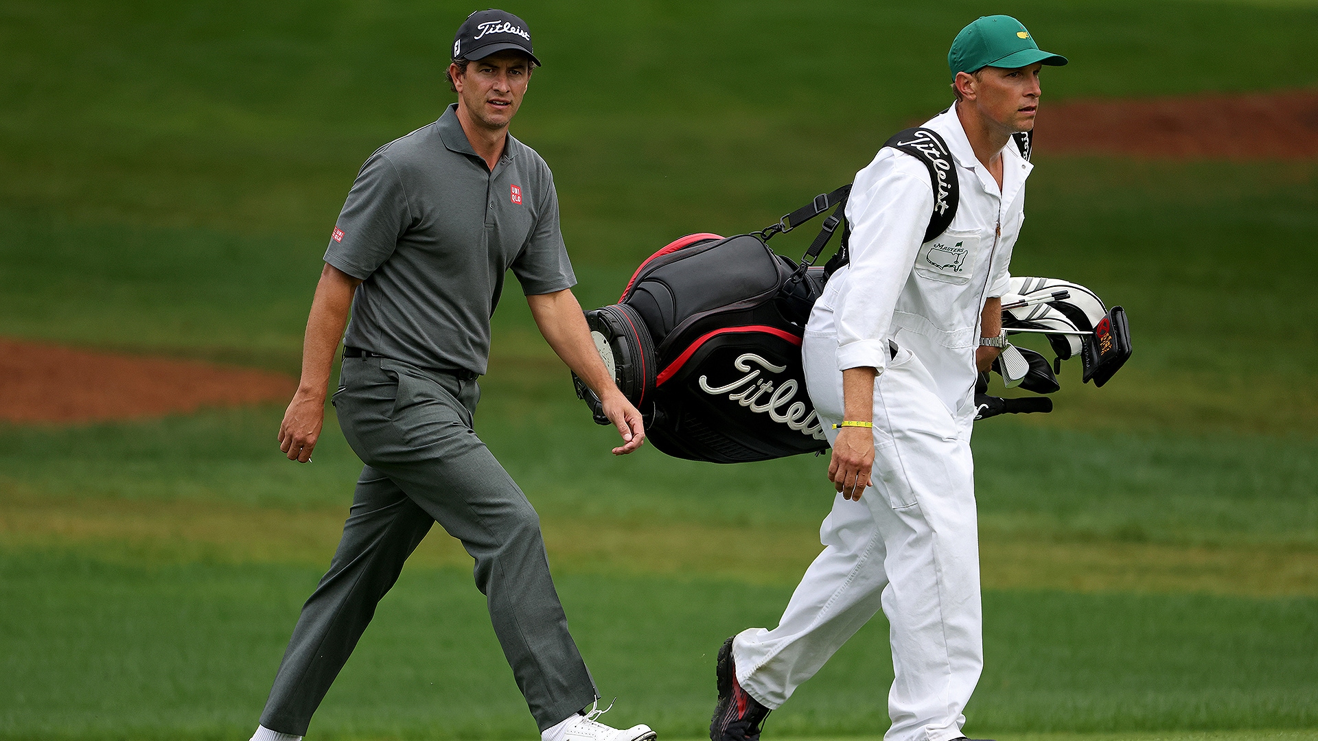 2020 Masters: Adam Scott hits two in water, has one bounce off flagstick at 15
