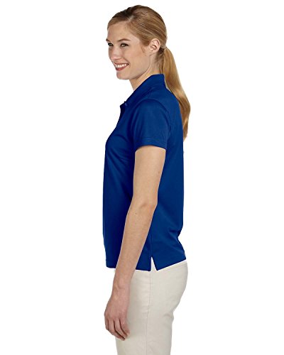 adidas Golf Ladies ClimaLite Pique Short-Sleeve Polo – Collegiate Royal A131 M
