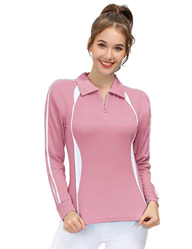 JACK SMITH Women’s Soft Long Sleeve Golf Shirts Mositure Wicking ...