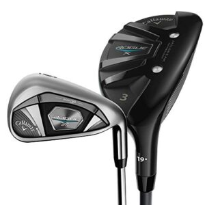 Callaway Golf 2020 Rogue X Irons and Combo Sets (Right Hand , Steel, Stiff, Iron Set: 5-PW, AW)
