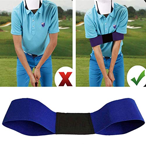 chariotter1A Golf Training Aids for Beginner Wrist Hinge Swing Trainer Smooth Swing Correcting Tools Swing Training Aid Arm Band Unisex Golf Swing Correcting Arm Band