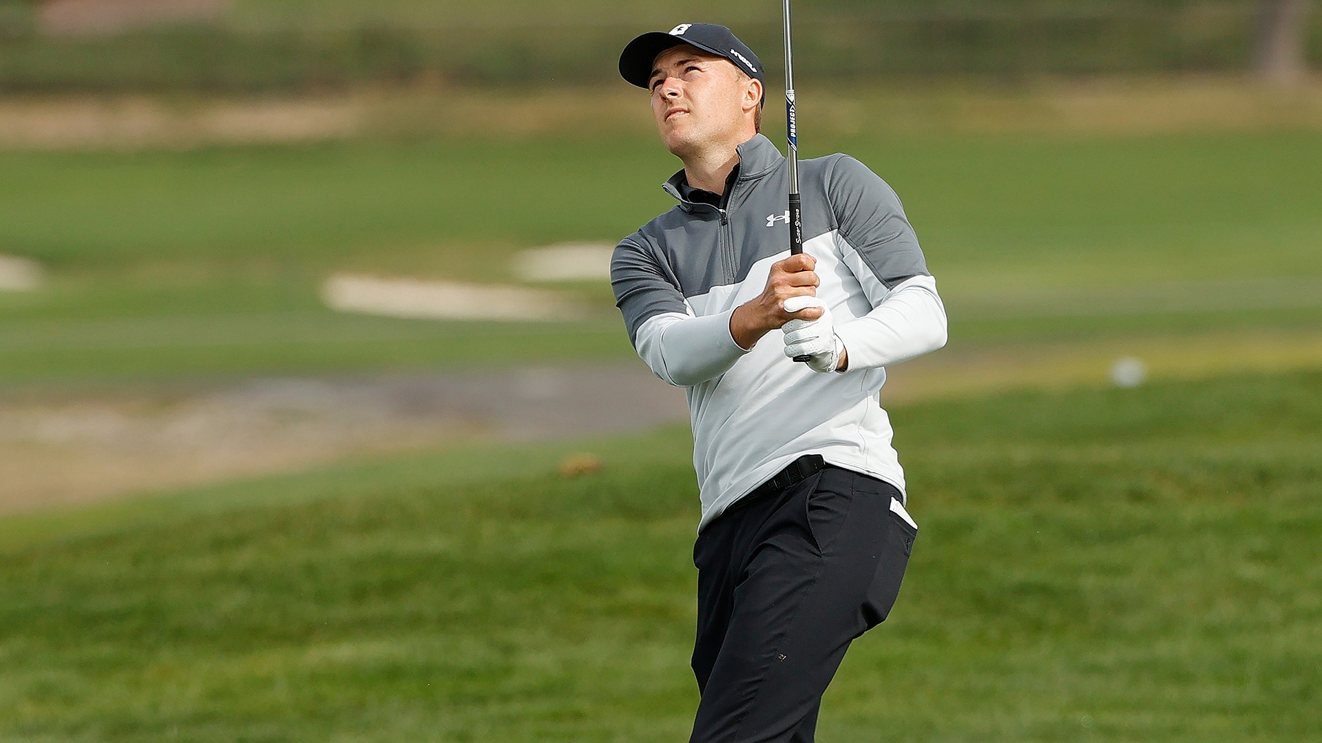 Jordan Spieth holes out for eagle, shoots 65 to open AT&T Pebble Beach Pro-Am