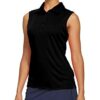 adidas Golf Women’s Ultimate365 Primegreen Sleeveless Polo Shirt, Pink, Extra Small