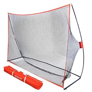 GoSports Golf Practice Hitting Net | Huge 10′ x 7′ Personal Driving Range For Indoor or Outdoor Use | Designed By Golfers for Golfers