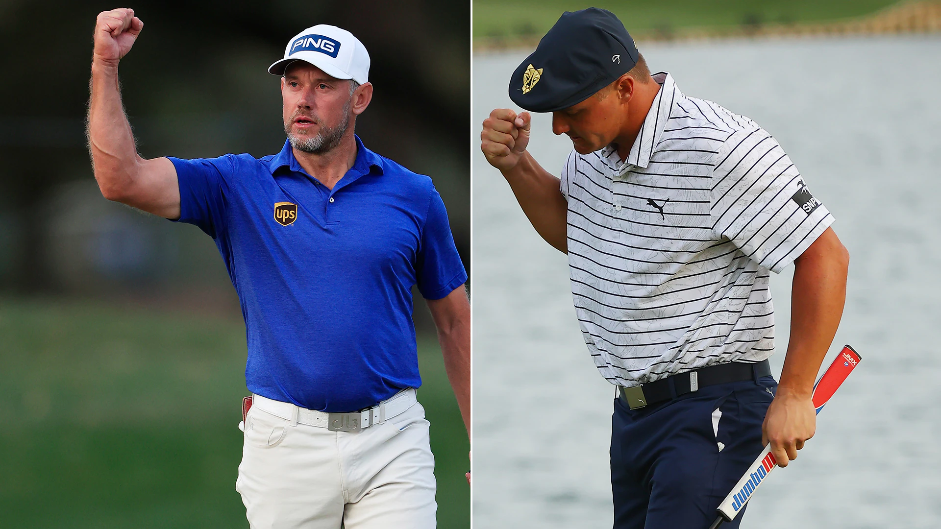 Round 2, the rematch: Lee Westwood and Bryson DeChambeau again in final twosome