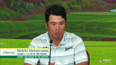 How Masters showed Matsuyama that he'd arrived