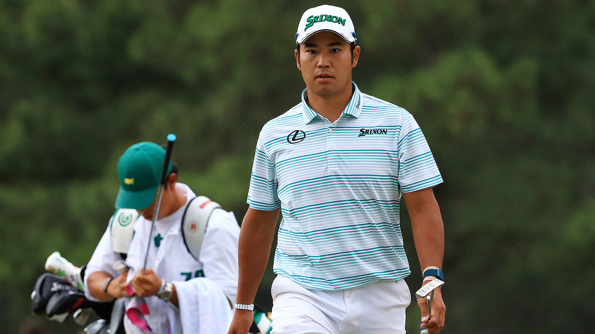2021 Masters: Hideki Matsuyama returns from the rain and storms to 54-hole lead at Masters